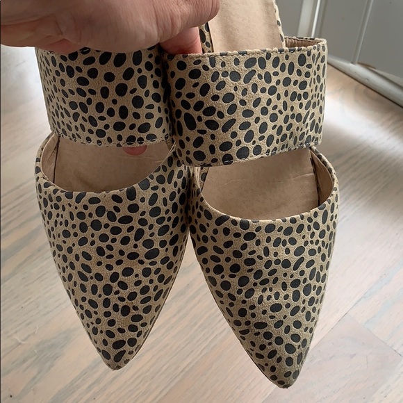 Leopard Suede like Mules - Picture 3 of 5